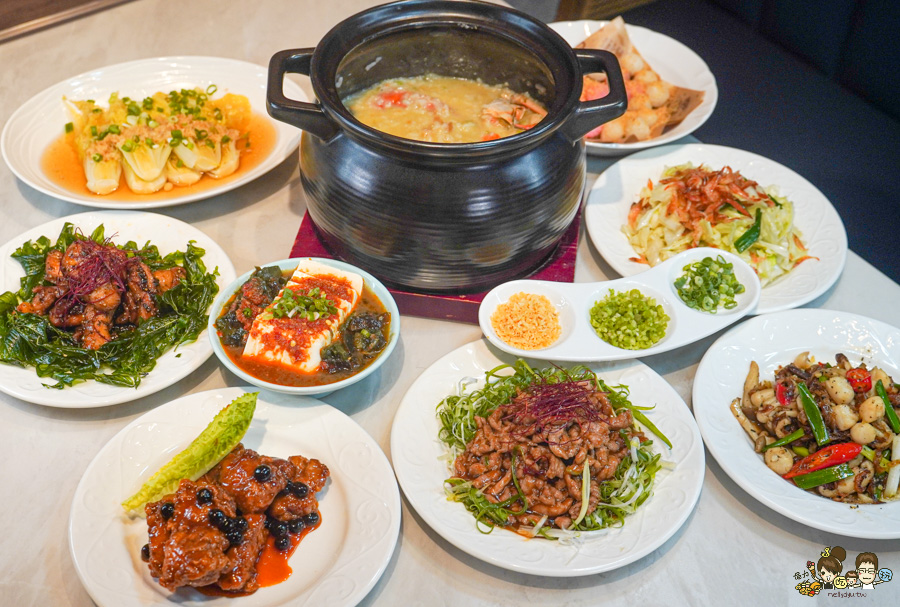 饕客必訪高雄巨蛋商圈 麟粥宮砂鍋粥、活體海鮮鮮甜粥品上桌 X 私房特色料理、高雄巨蛋商圈美食推薦 - 跟著尼力吃喝玩樂＆親子生活