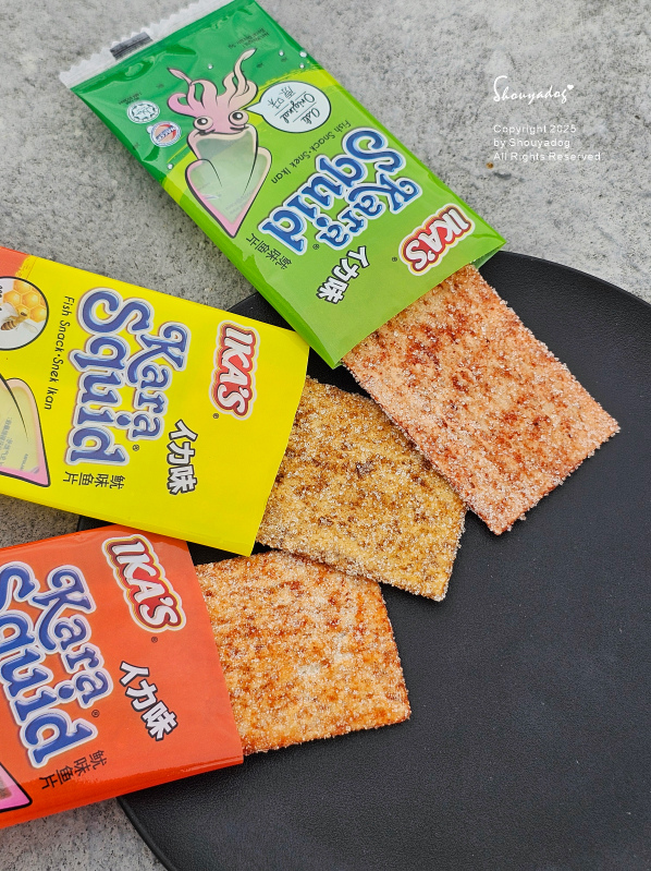 馬來西亞魚絲IKA'S魚香小零食 65%超高魚肉含量小包裝魷