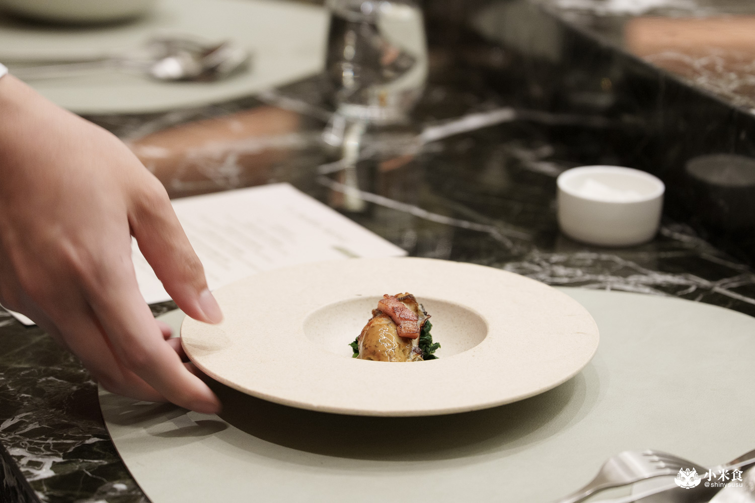 台中市南屯區夏登法式鐵板燒|1450元享日本和牛、鴨胸等11道無菜單料理,七期新開幕高CP值餐廳