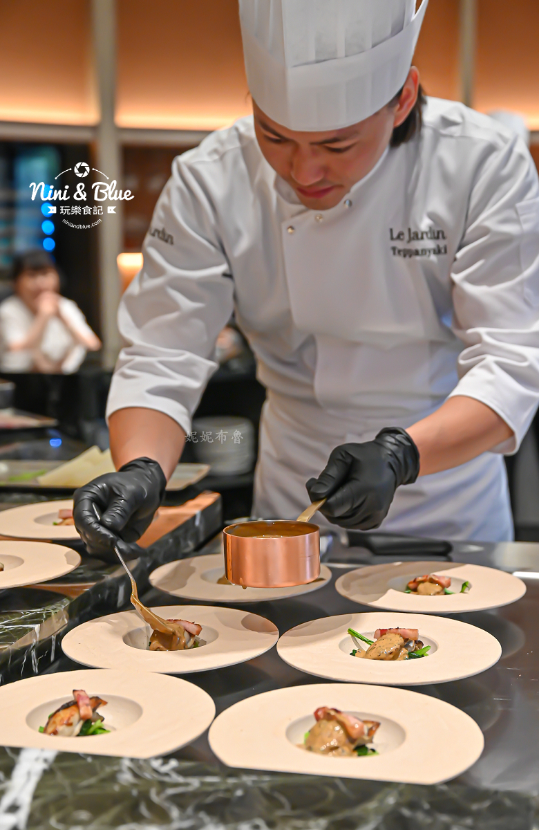 一場在七期豪宅裡的約會，台中夏登法式鐵板燒 1450元雙主菜體驗