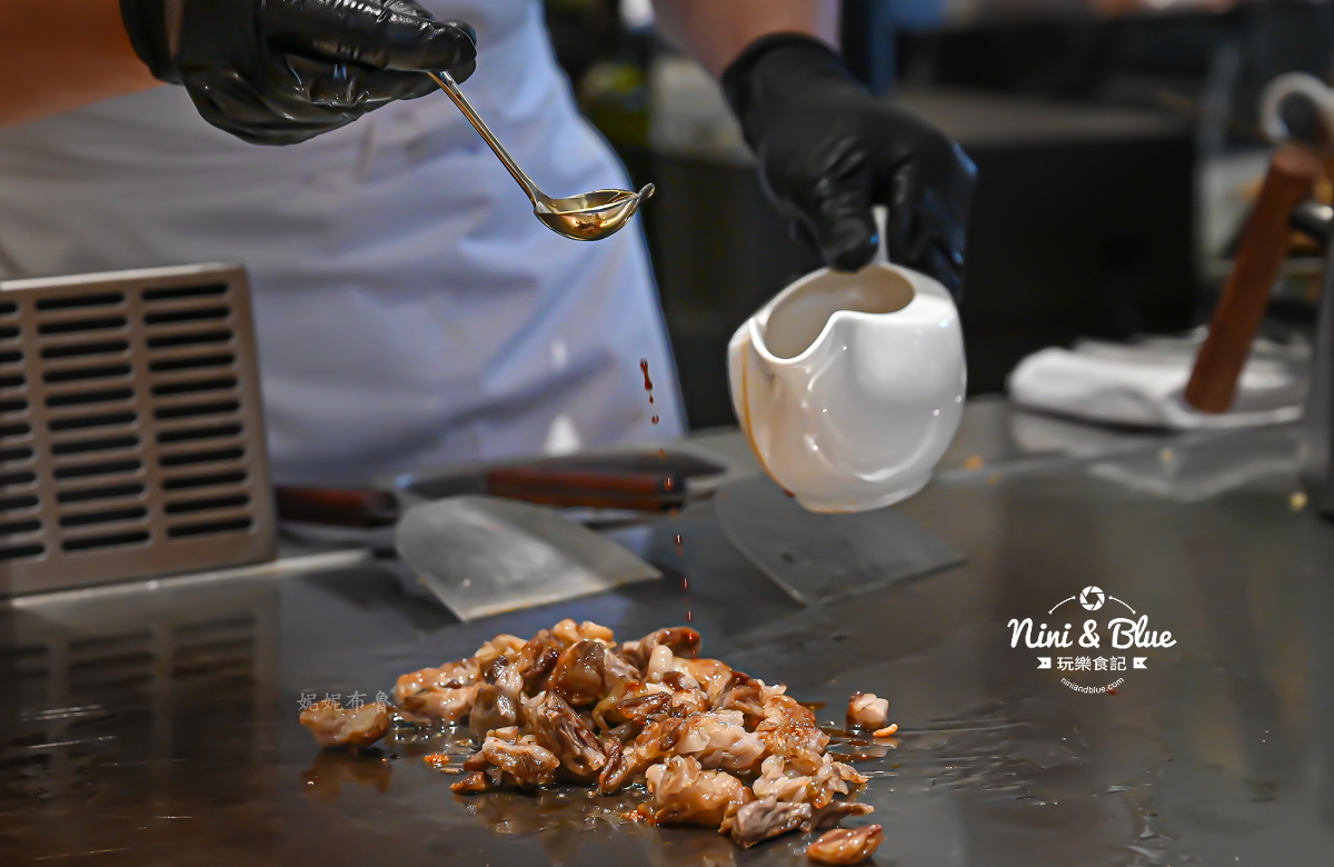 一場在七期豪宅裡的約會，台中夏登法式鐵板燒 1450元雙主菜體驗