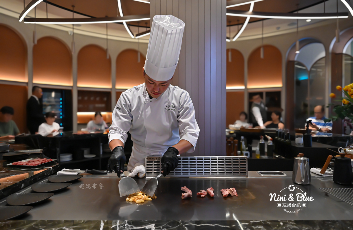 一場在七期豪宅裡的約會，台中夏登法式鐵板燒 1450元雙主菜體驗