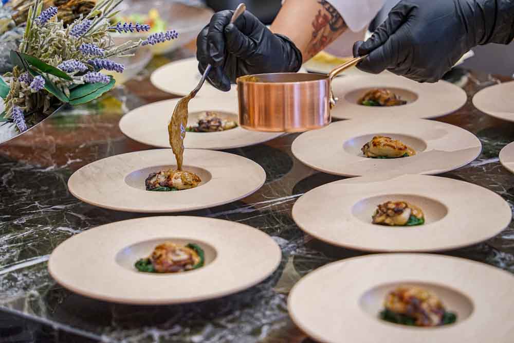 台中夏登法式鐵板燒|1450元套餐・七期香草宅邸無菜單料理。 - 螞蟻幫的櫥櫃