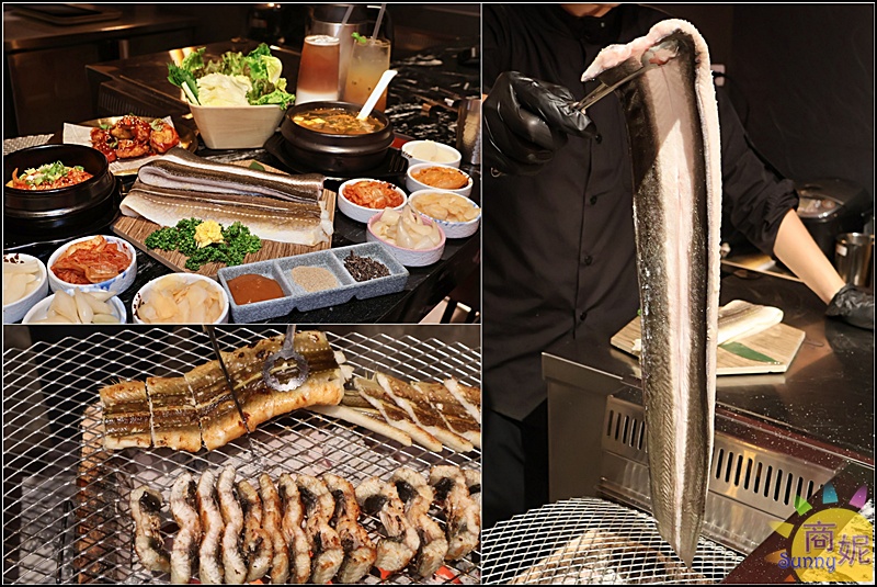 台中唯一正宗韓式炭烤鰻魚！專人代烤、小菜湯品生菜無限續，澎湃鰻魚套餐CP值超高-商妮吃喝遊樂