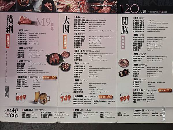 【高雄】燒肉吃到飽推薦Oh! Yaki 精緻燒肉高雄中山店|