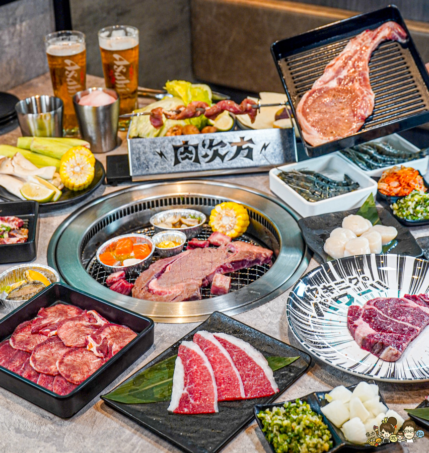 肉次方燒肉放題新境界 究擊の肉套餐 A5和牛+干貝+啤酒吃到飽,無肉不歡必吃燒肉放題,大口享用三大日本A5和牛 - 跟著尼力吃喝玩樂&親子生活