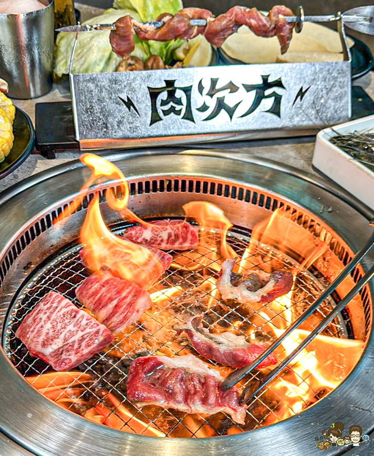 肉次方燒肉放題新境界 究擊の肉套餐 A5和牛+干貝+啤酒吃到飽,無肉不歡必吃燒肉放題,大口享用三大日本A5和牛 - 跟著尼力吃喝玩樂&親子生活