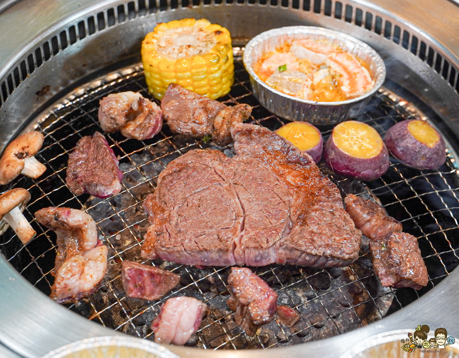 肉次方燒肉放題新境界 究擊の肉套餐 A5和牛+干貝+啤酒吃到飽,無肉不歡必吃燒肉放題,大口享用三大日本A5和牛 - 跟著尼力吃喝玩樂&親子生活