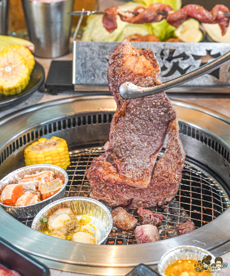 肉次方燒肉放題新境界 究擊の肉套餐 A5和牛+干貝+啤酒吃到飽,無肉不歡必吃燒肉放題,大口享用三大日本A5和牛 - 跟著尼力吃喝玩樂&親子生活