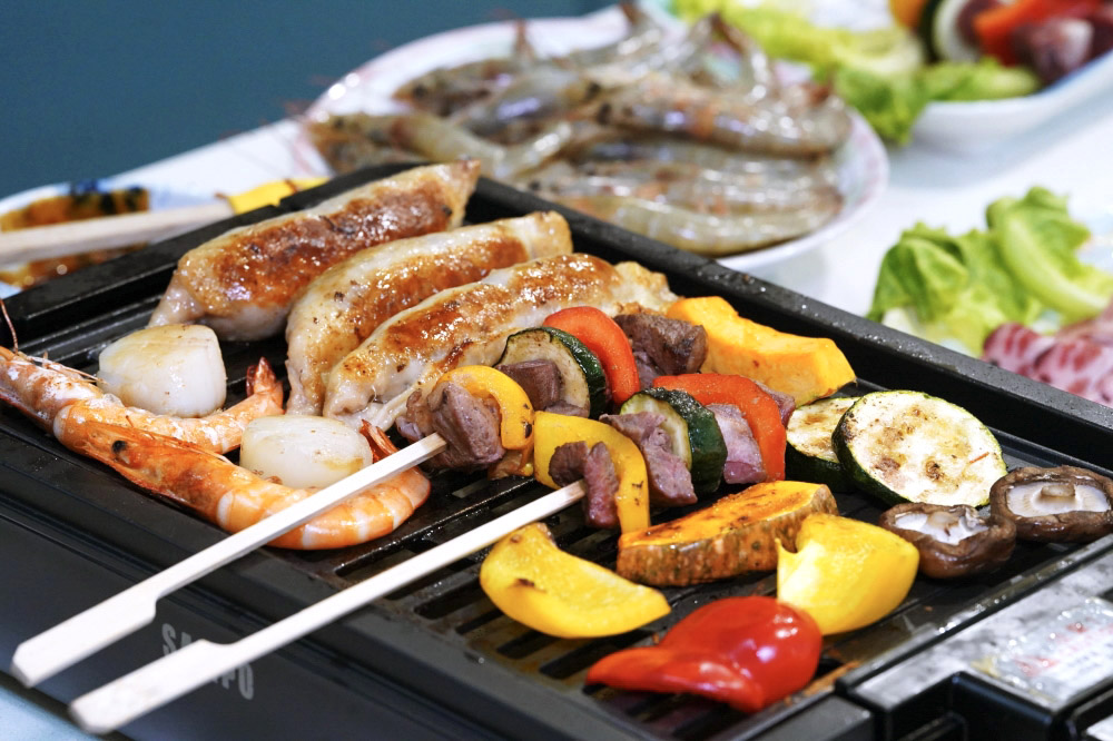 台北市松山區愛上新鮮聖凱師澎派牛多多烤肉組 海陸全包，宅在家享受豐盛烤肉料理