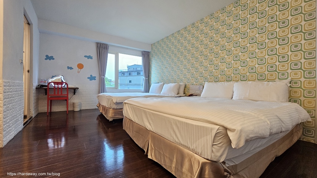 友愛礁溪溫泉飯店四人房