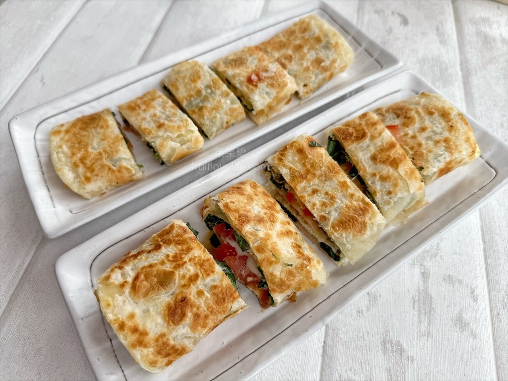 日日初食 | 南投蔬食早餐店，以蔬食(素食)餐點為主打的早餐店，蛋餅酥脆、不油、口味層次豐富 @果果愛Fruitlove