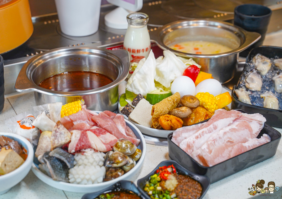 高雄最超值的得閒小聚 鍋來轉 鍋物湯品，旋轉鍋物 + 熟食熱炒 無限放題350元起 X 旋轉鍋物推薦 - 跟著尼力吃喝玩樂＆親子生活