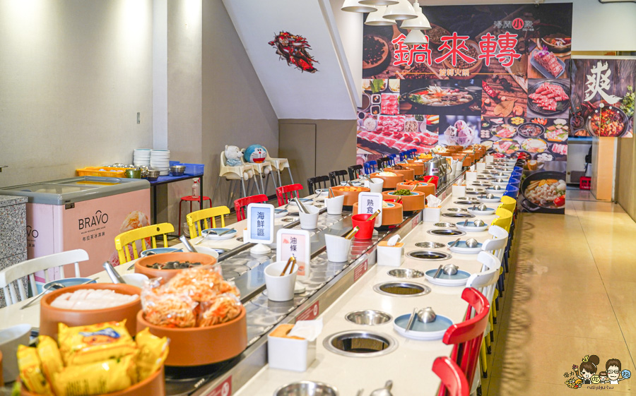 高雄最超值的得閒小聚 鍋來轉 鍋物湯品，旋轉鍋物 + 熟食熱炒 無限放題350元起 X 旋轉鍋物推薦 - 跟著尼力吃喝玩樂＆親子生活