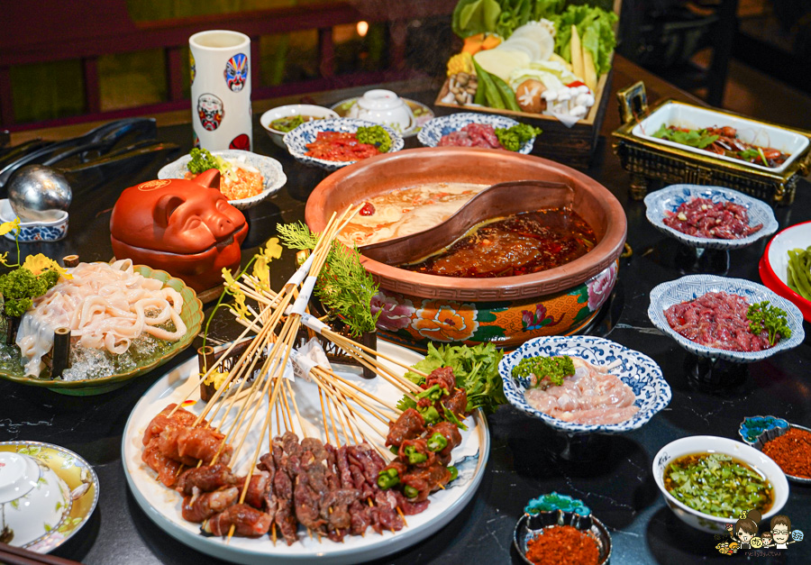 全台首間太古里成都串串麻辣鍋,道地成都風味、唐文化沈浸式空間體驗 X 穿越唐朝吃火鍋、麻辣與唐文化的交融 - 跟著尼力吃喝玩樂&親子生活