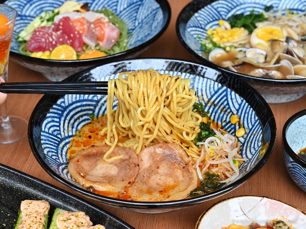 台中市大里區玥製麵所｜台中高CP值銅板拉麵，還有生魚片、丼飯、烏龍麵、沾麵等日式料理 - 糖糖's 享食生活