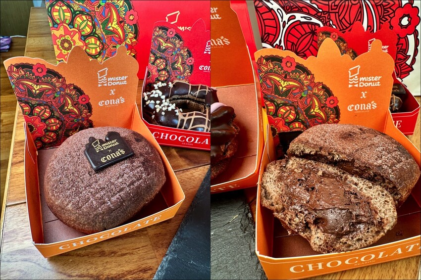 可可控衝了！Mister Donut×Cona’s新品開箱，中正區甜點新亮點。