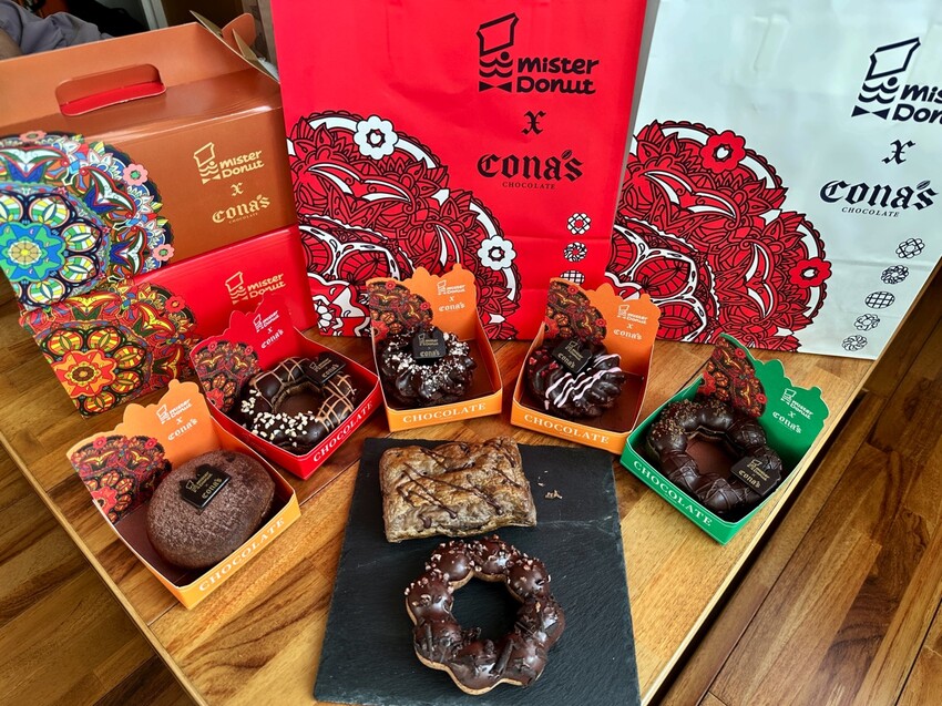 可可控衝了！Mister Donut×Cona’s新品開箱，中正區甜點新亮點。