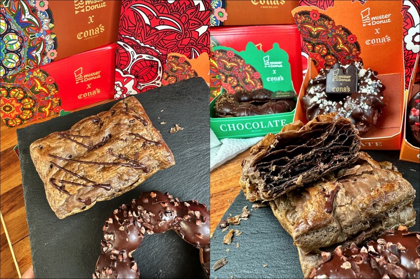 可可控衝了！Mister Donut×Cona’s新品開箱，中正區甜點新亮點。
