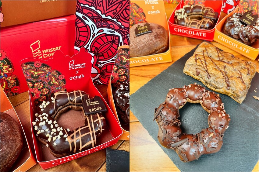 可可控衝了！Mister Donut×Cona’s新品開箱，中正區甜點新亮點。