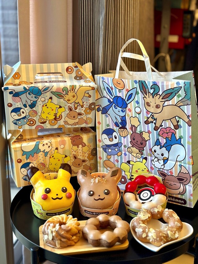 台北市中正區甜甜圈新選擇、Mister Donut寶可夢系列！