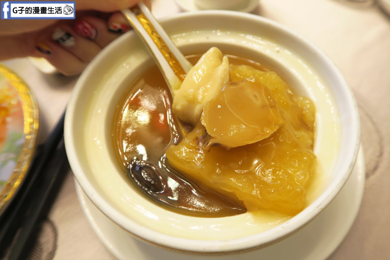 彭園台北館.婚宴試菜.喜宴菜色-元盅珍鮑三寶盅