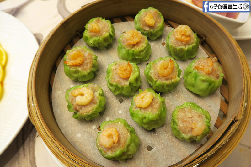 彭園台北館.婚宴試菜.喜宴菜色-鮮蝦翡翠燒賣