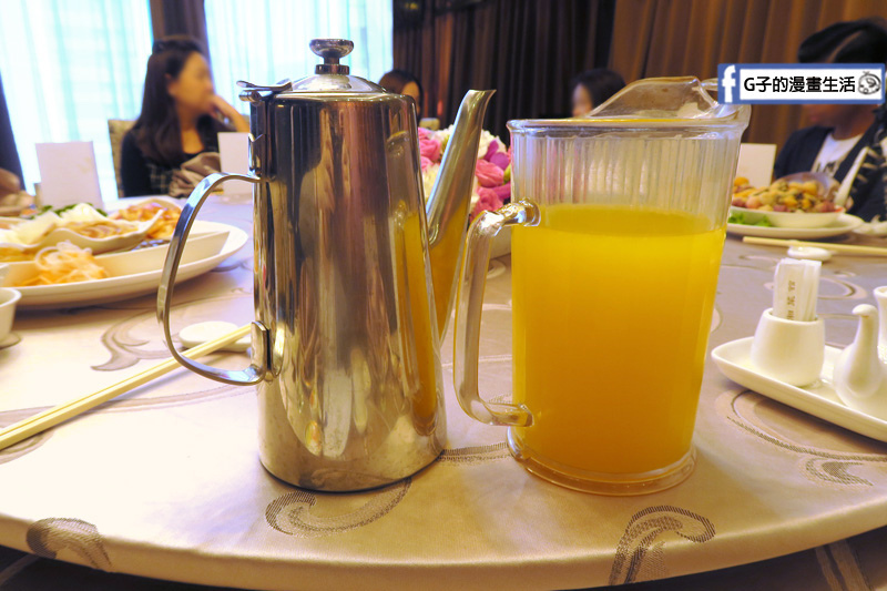 彭園台北館.包廂內婚宴試菜.新娘物語雜誌社.台北婚宴.婚宴場地.喜宴菜色 .茶和柳丁汁