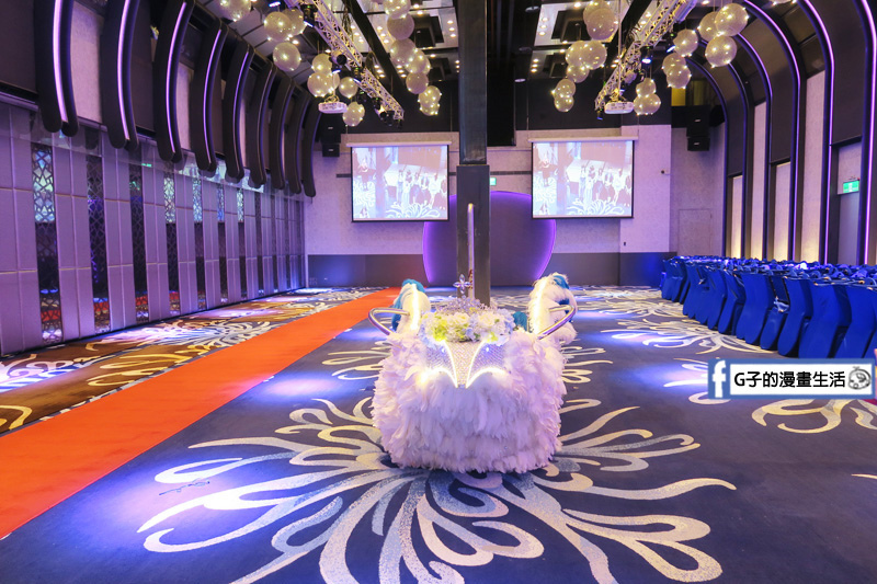 彭園台北館.婚宴試菜.台北婚宴.婚宴場地 新人可以搭天鵝入場