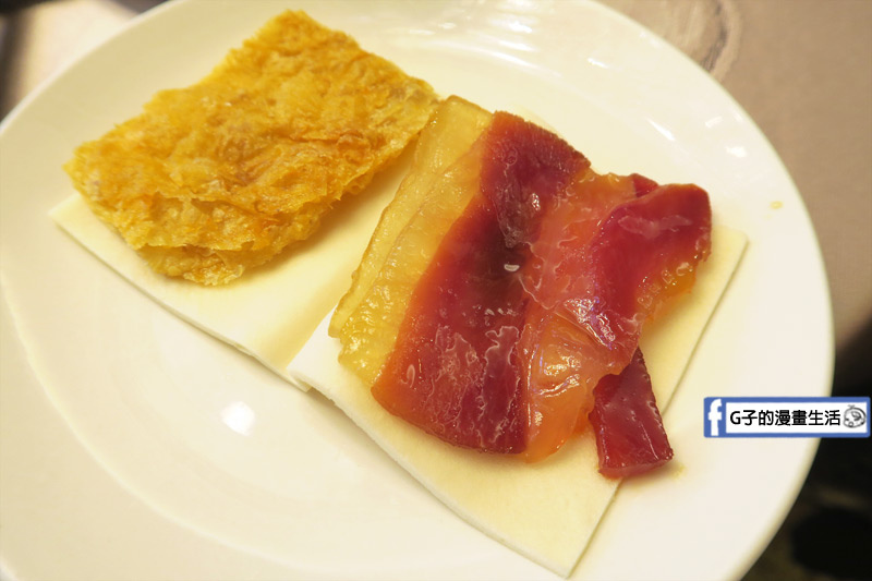 彭園台北館.婚宴試菜.喜宴菜色-富貴雙方 蜜汁火腿 腱心肉