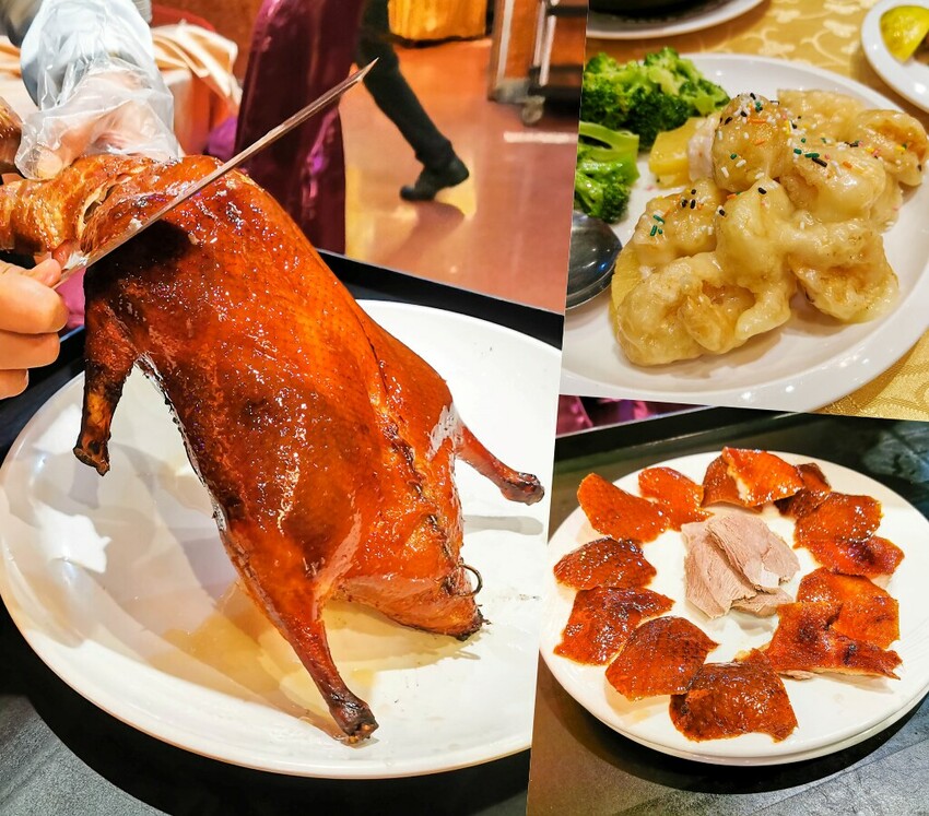 廣式燒鴨饗宴美味烤鴨細緻肥嫩,加點米其林等級港點只要99元