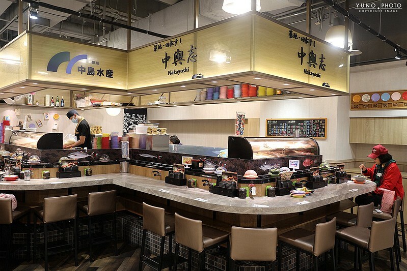 忠孝復興站SOGO復興館中與志迴轉壽司中島水產新鮮直送243