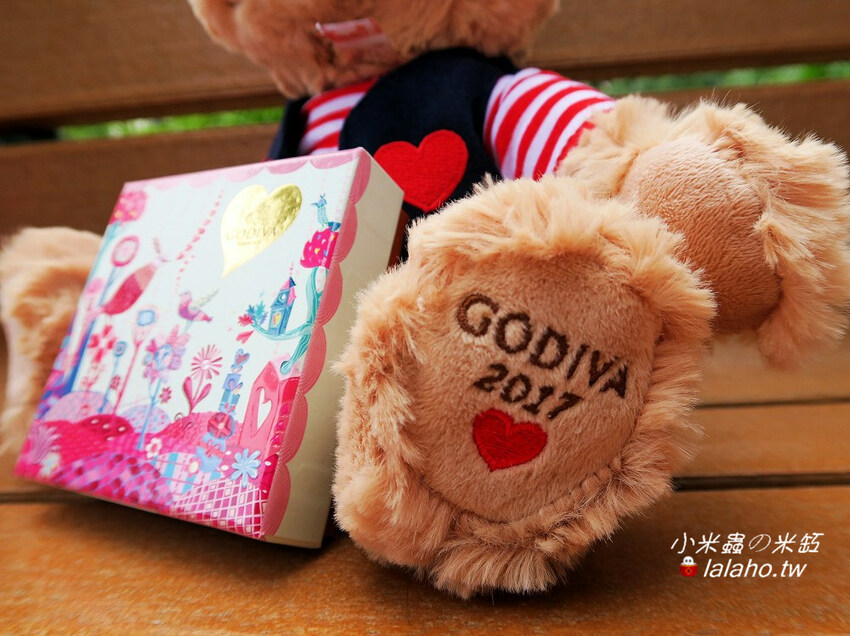 GODIVA限量「情人節小熊連5顆裝巧克力禮盒」