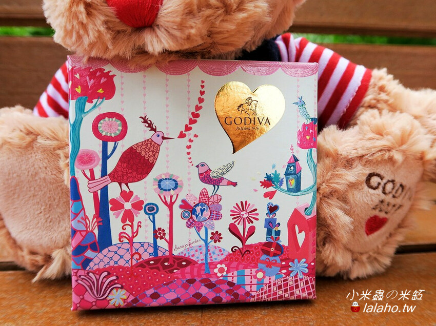 GODIVA限量「情人節小熊連5顆裝巧克力禮盒」