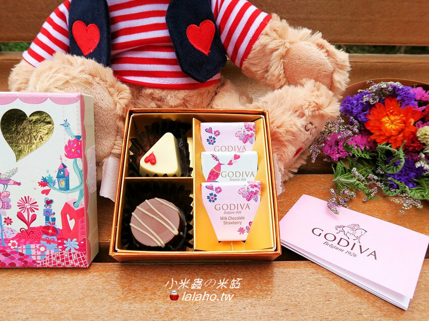 GODIVA限量「情人節小熊連5顆裝巧克力禮盒」