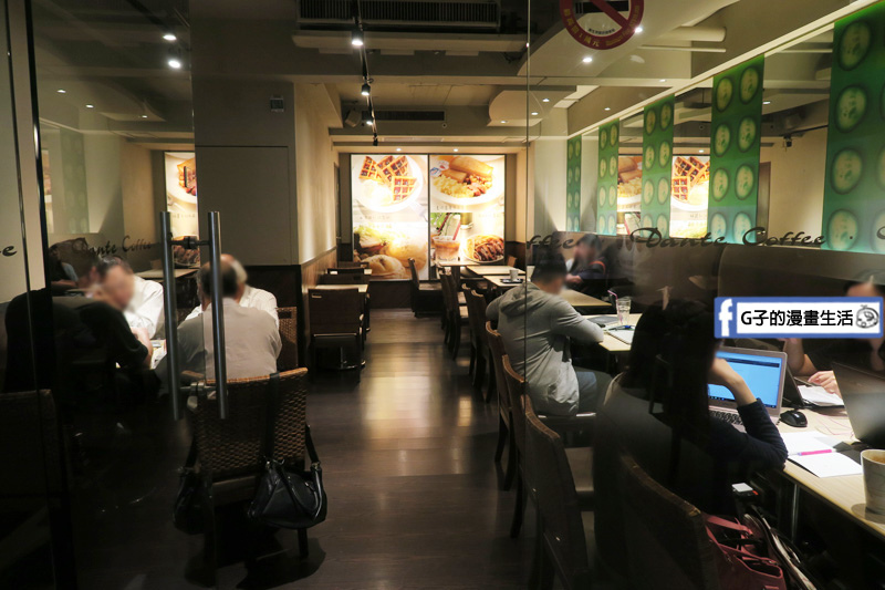 丹堤咖啡X G子的漫畫生活.下午茶咖啡甜點.大安站,環境1.2樓