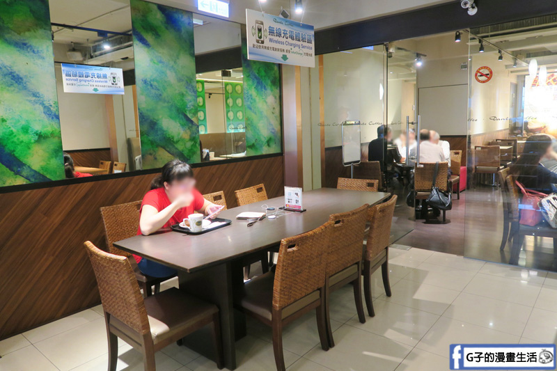 丹堤咖啡X G子的漫畫生活.下午茶咖啡甜點.焦糖瑪奇朵.摩卡咖啡.浦燒鯛魚蓋飯.10月美饌148元正餐.大安站