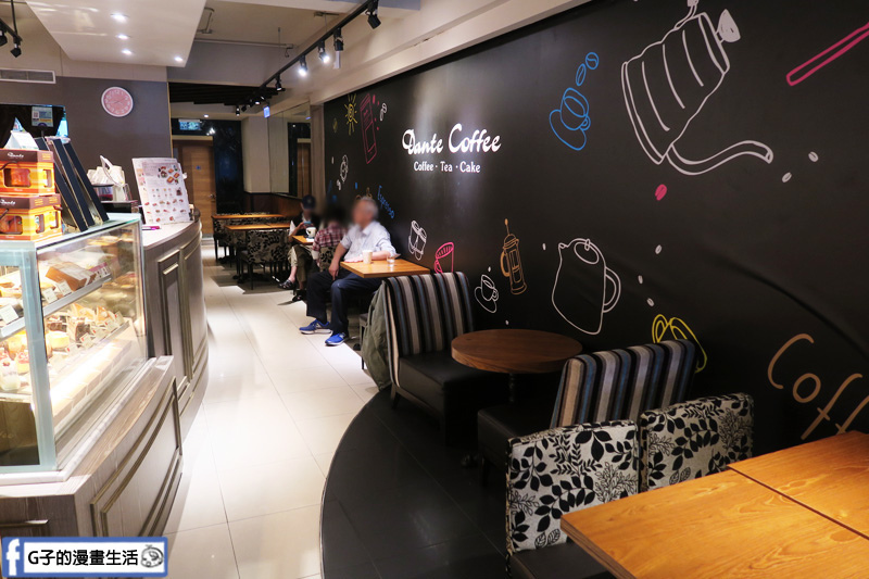 丹堤咖啡X G子的漫畫生活.下午茶咖啡甜點.大安站,環境1.2樓