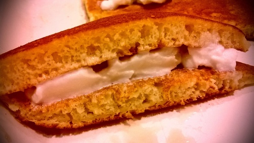 麥當勞(羅斯福店)：DIY麥當勞升級早餐----霜淇淋鬆餅^^