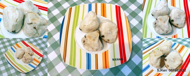 「士林夜市大上海生煎包」(Shanghai style fried buns), Taipei, Taiwan, SJKen, Feb 7, 2022.