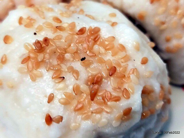 「士林夜市大上海生煎包」(Shanghai style fried buns), Taipei, Taiwan, SJKen, Feb 7, 2022.