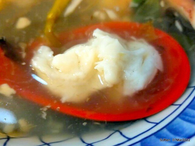 「北投魷魚焿芝山店」(Beitou squid noodle store), Taipei, Taiwan, SJKen, Mar 7, 2022.