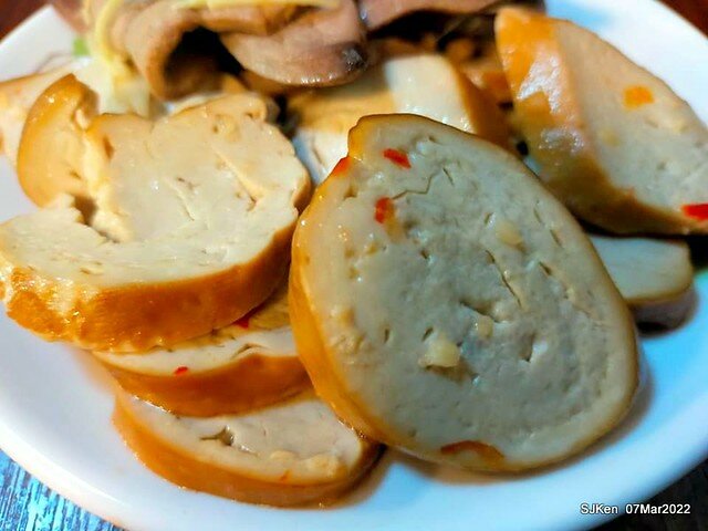 「北投魷魚焿芝山店」(Beitou squid noodle store), Taipei, Taiwan, SJKen, Mar 7, 2022.