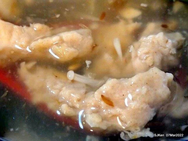 「北投魷魚焿芝山店」(Beitou squid noodle store), Taipei, Taiwan, SJKen, Mar 7, 2022.