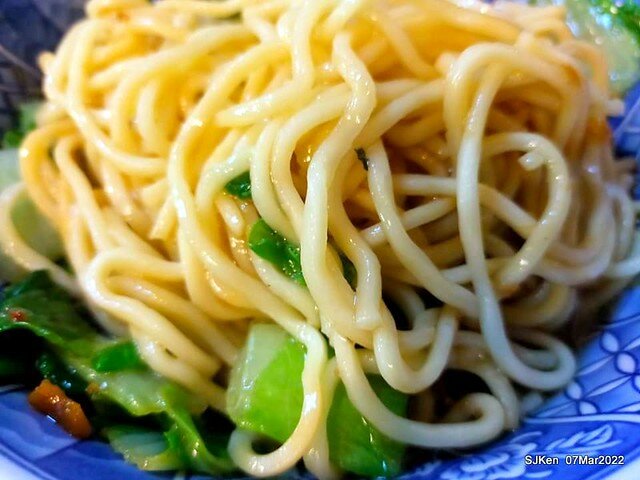 「北投魷魚焿芝山店」(Beitou squid noodle store), Taipei, Taiwan, SJKen, Mar 7, 2022.