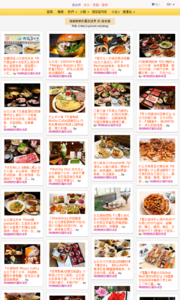 海綿飽飽的鳳梨城堡的美食牆