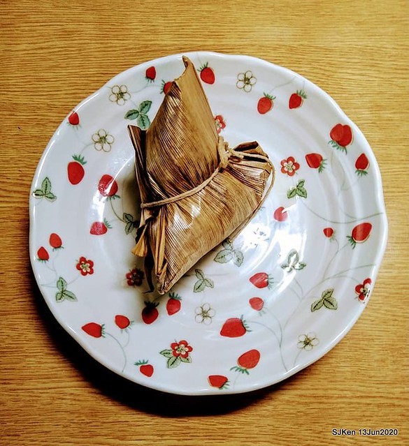 Rice Dumpling with sweet Chili sauce, Happy Dragon Boat Festival, Taipei, Taiwan, SJKen, Jun 25, 2020