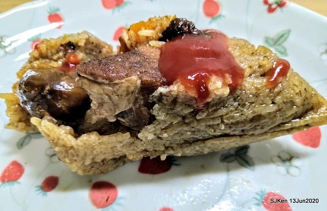 Rice Dumpling with sweet Chili sauce, Happy Dragon Boat Festival, Taipei, Taiwan, SJKen, Jun 25, 2020