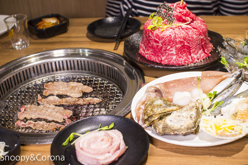 【新北市美食】板橋燒烤吃到飽|燒惑日式炭火燒肉店~生日送和牛套餐、KIRIN Bar啤酒無限暢飲