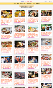 海綿飽飽的鳳梨城堡的美食牆